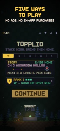 Five ways to play, with no ads and no in-app purchases